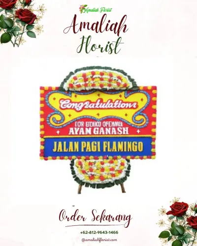 Bunga Papan Congratulation di Ngloro